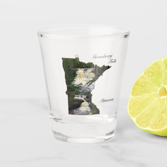 Vaso De Chupito Gooseberry Falls copas (Anverso)