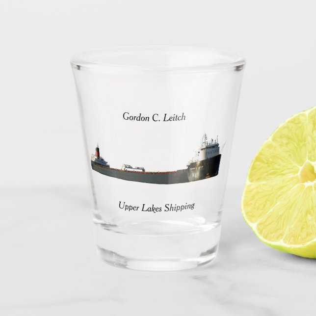 Vaso de chupito Gordon C. Leitch (Anverso)