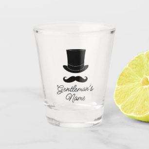 Vaso De Chupito Gorra del dapper de los caballeros y bebida person