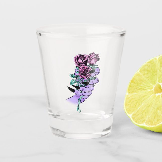 Vaso De Chupito Gótico Bouquet Shot Glass (Anverso)