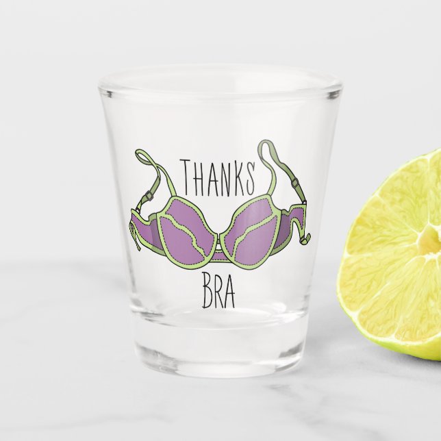 Vaso De Chupito Gracias Bra (Anverso)