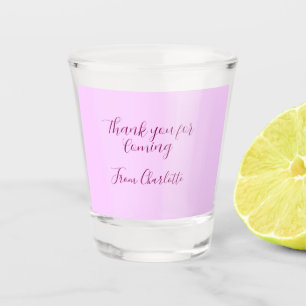 Vaso De Chupito gracias por venir agregar nombre mensaje de texto