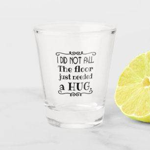 Vaso De Chupito Graciosa excusa para la cita de la caída