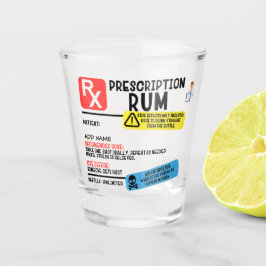Vaso De Chupito Graciosa receta Rum Shot glass
