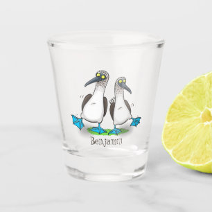 Vaso De Chupito Gracioso, feliz personalizado de bailarines de pel