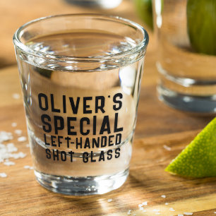 Vaso De Chupito Gracioso regalo de Novedad a mano izquierda