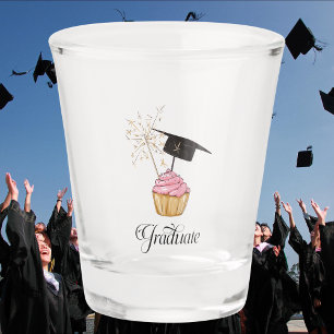 Vaso De Chupito Graduación Rosa Graduada Graduada Graduada