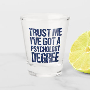 Vaso De Chupito Graduado de Psicología divertida Psicólogo