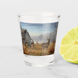 Vaso De Chupito Gran Alce Ciervo Desafío En La Granja