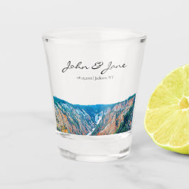 Vaso De Chupito Gran Cañón personalizado de Yellowstone