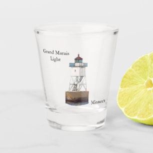 Vaso De Chupito Gran Marais Light MN vidrio de disparo