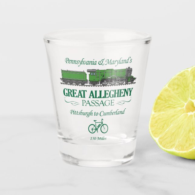 Vaso De Chupito Gran paso de Allegheny (RT2) (Anverso)