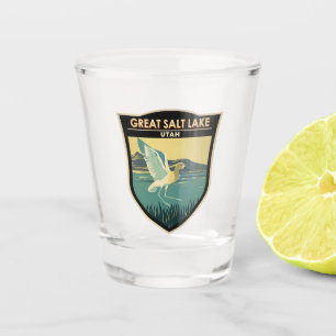 Vaso De Chupito Gran Salada Lago Americano Advocate Viaje Arte Vin