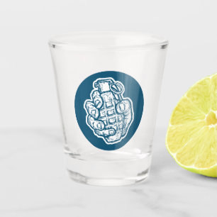 Vaso De Chupito Granada De Mano Al Estilo De Los Comics