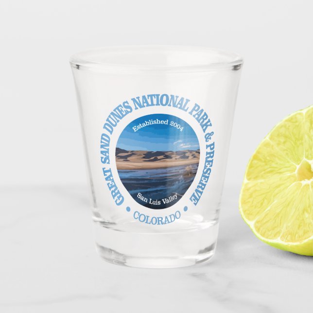 Vaso De Chupito Grandes dunas de arena NP2 (Anverso)