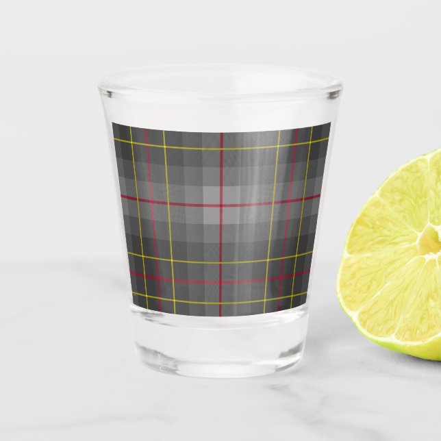 Vaso De Chupito Gray Tartan Shot Glass (Anverso)