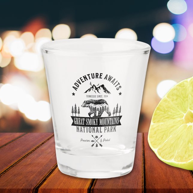 Vaso De Chupito Great Smoky Mountains Forest Landscape (Subido por el creador)