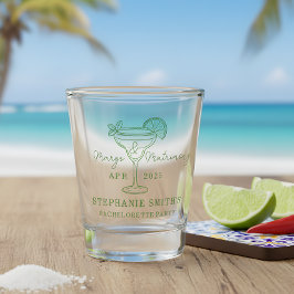 Vaso De Chupito Green Margs and Matrimony Bachelorette Party 