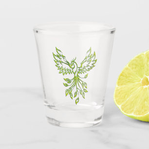 Vaso De Chupito Green Phoenix Rises