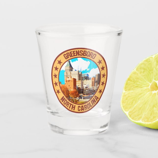 Vaso De Chupito Greensboro (Anverso)