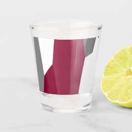 Vaso De Chupito Gris rosa y blanco