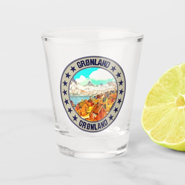 Vaso De Chupito Groenlandia (Anverso)