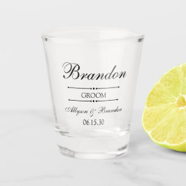 Vaso De Chupito Groom Personalizado