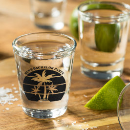 Vaso De Chupito Groomsmen Boda de Beach Bacheler Party Island