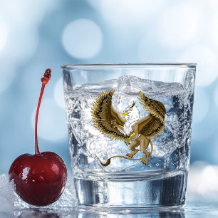 Vaso De Chupito Gryphon Fantasía Griffin Mitología 