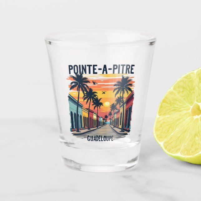VASO DE CHUPITO GUADELOUPE  (Anverso)