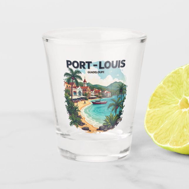 VASO DE CHUPITO GUADELOUPE (Anverso)