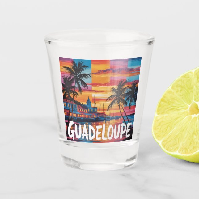 Vaso De Chupito Guadeloupe  (Anverso)