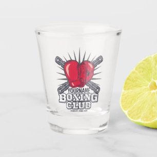 Vaso De Chupito Guantes de boxeo personalizados boxeador campeón d