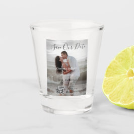 Vaso De Chupito Guardar la fecha detalles de código QR de escaneo 