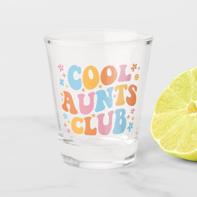 Vaso De Chupito Guay Aunts Club III (Anverso)