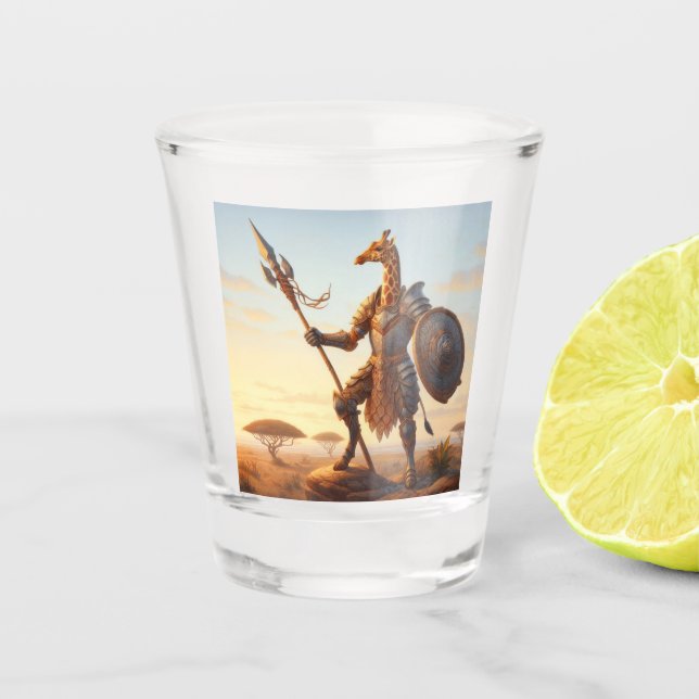 Vaso De Chupito Guerrero de Giraffe (Anverso)