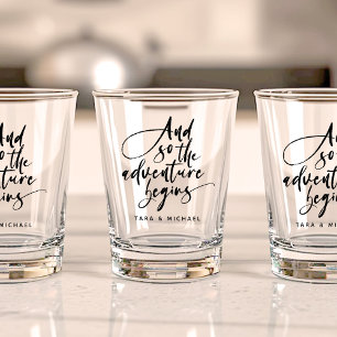 Vaso De Chupito Guión del Personalizado de aventuras de la fiesta 