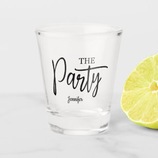Vaso De Chupito Guión moderno La soltera de la fiesta Dama de hono