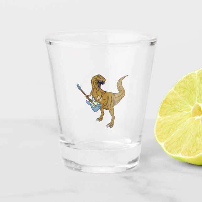 Vaso De Chupito Guitarra de tocador T-Rex (Anverso)