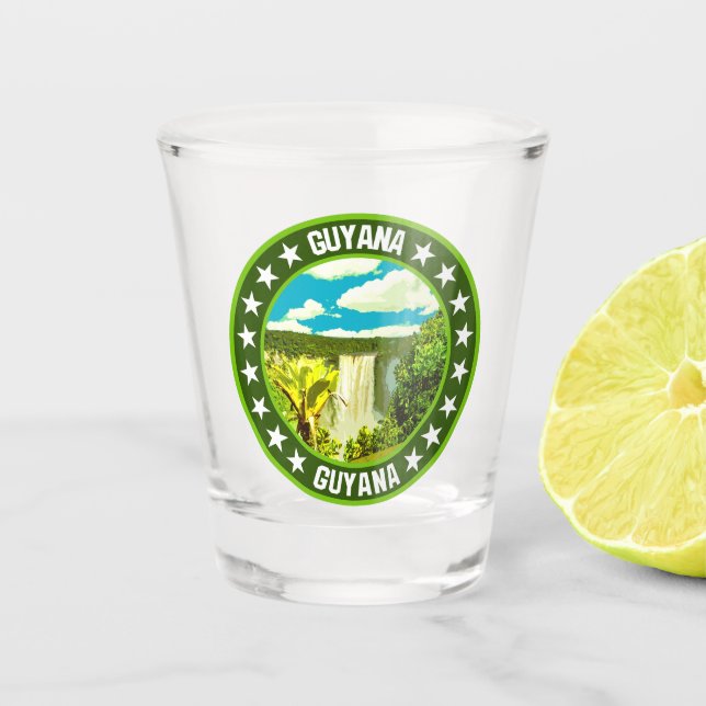 Vaso De Chupito Guyana (Anverso)
