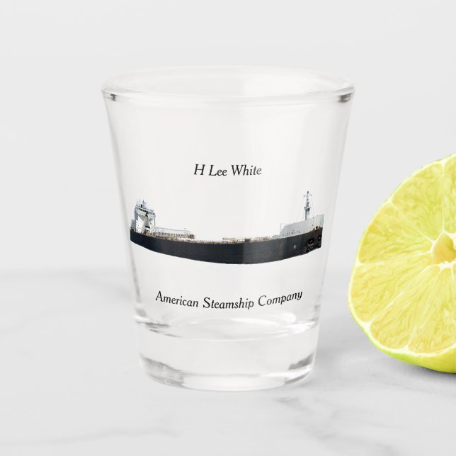 vaso de chupito H Lee White (Anverso)