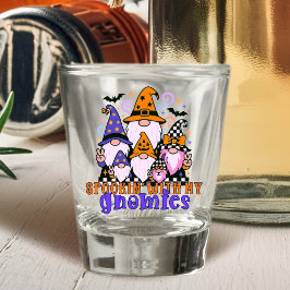 Vaso De Chupito Hablando con mis genomas: Amigos retro de Hallowee