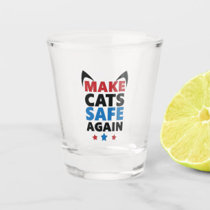 Vaso De Chupito Hacer a los gatos seguros de nuevo el voto elector