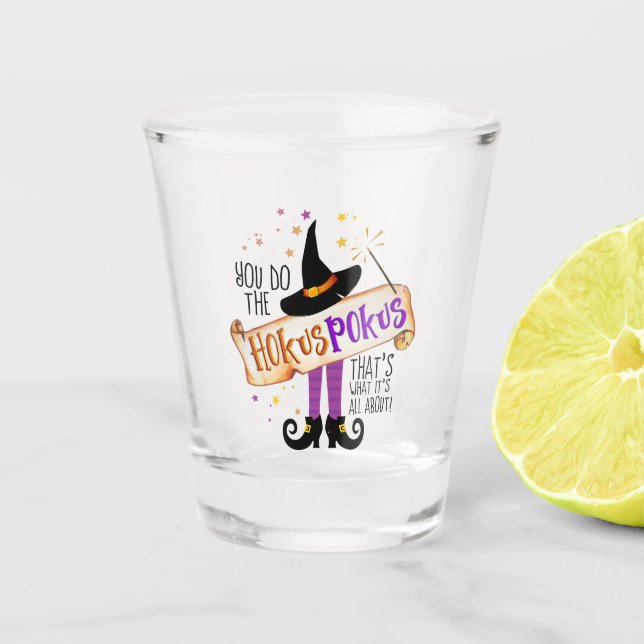 Vaso De Chupito Haces el Hokus Pokus Witch Magic ID982 (Anverso)