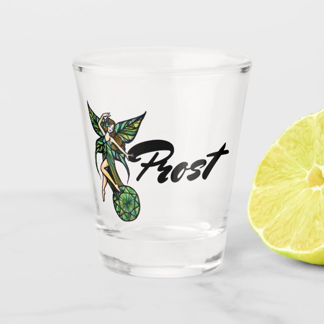 Vaso De Chupito Hada esmeralda (Anverso)
