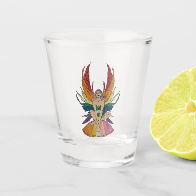 Vaso De Chupito Hada Lesbiana (Anverso)