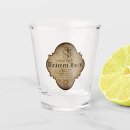 Vaso De Chupito Halloween apoteórico del Cuerno de Unicornio