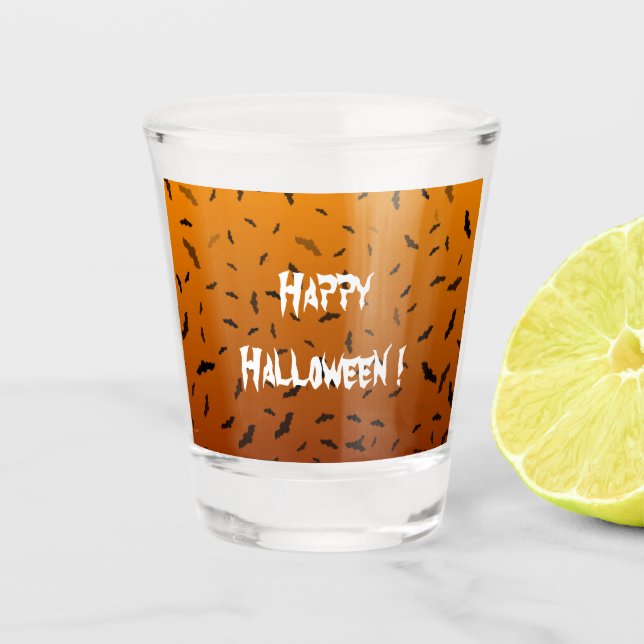 Vaso De Chupito Halloween Bats (Anverso)