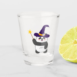 Vaso De Chupito Halloween Curte Baby Panda Witch Magic Wand