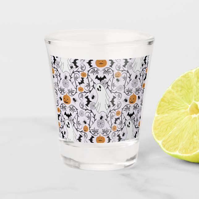 Vaso De Chupito Halloween del núcleo de la cabaña (Anverso)